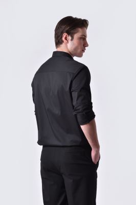 پیراهن آستین بلند ساده مردانه