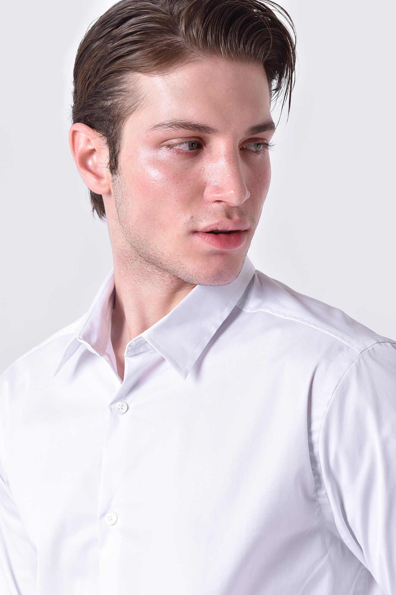 پیراهن آستین بلند ساده مردانه