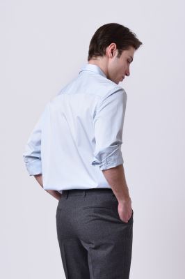 پیراهن آستین بلند ساده مردانه