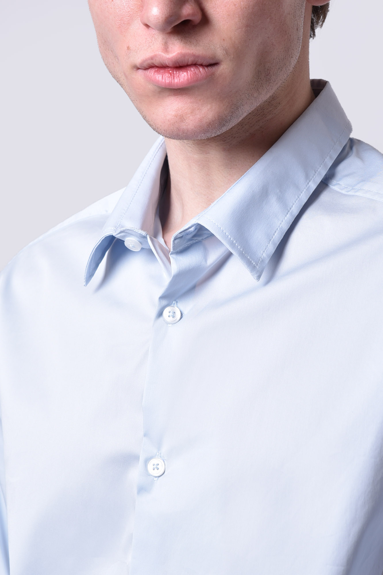 پیراهن آستین بلند ساده مردانه