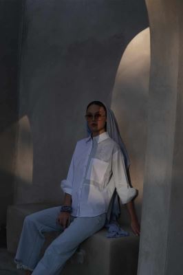 شومیز آستین بلند گلدوزی زنانه