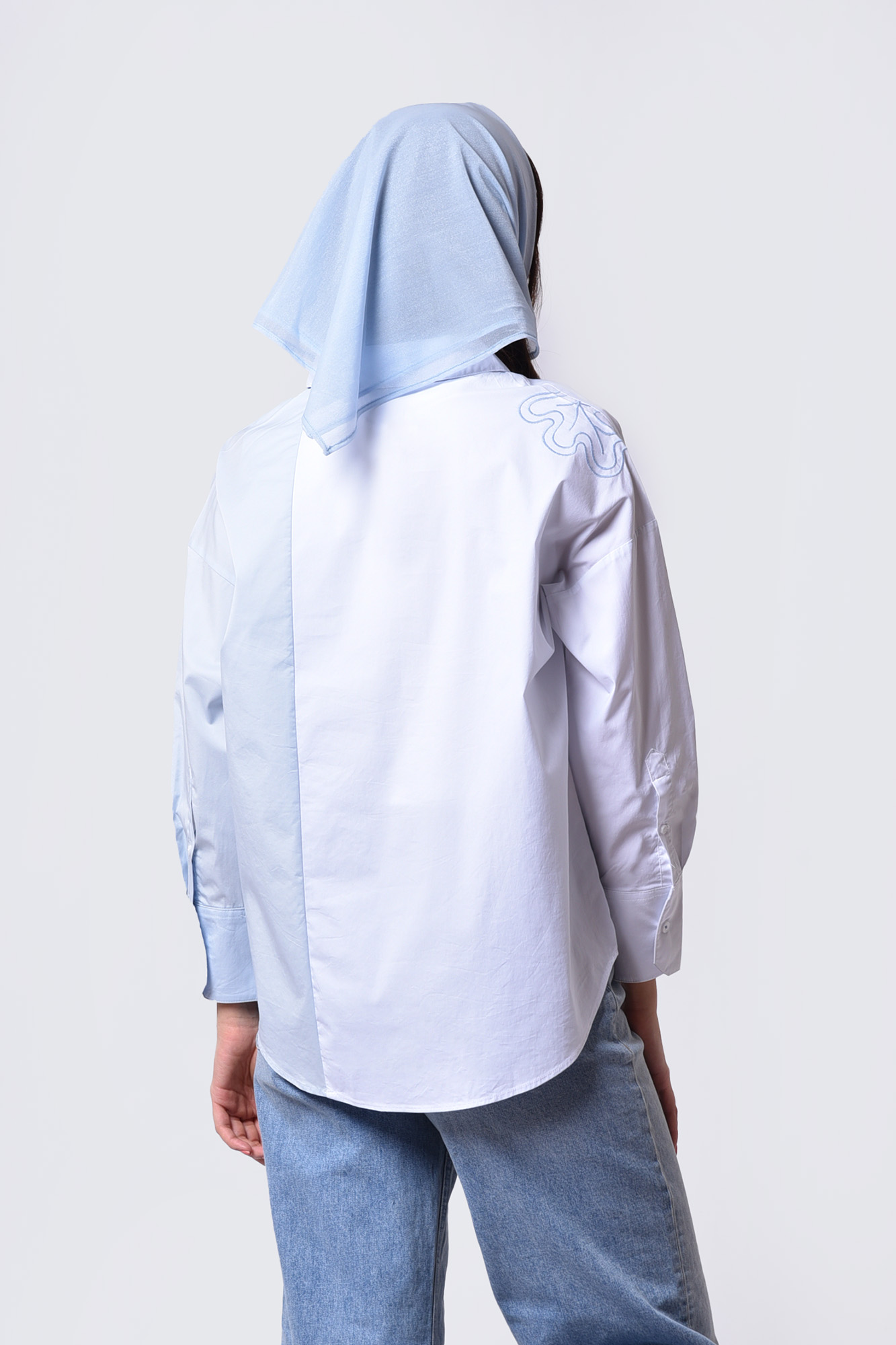 شومیز آستین بلند گلدوزی زنانه