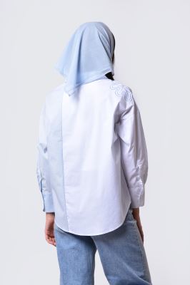 شومیز آستین بلند گلدوزی زنانه