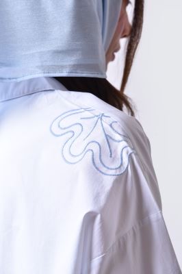 شومیز آستین بلند گلدوزی زنانه