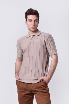 پولوشرت بافت طرحدار مردانه