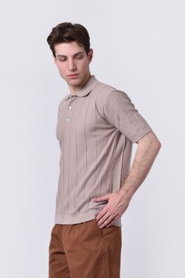 پولوشرت بافت طرحدار مردانه