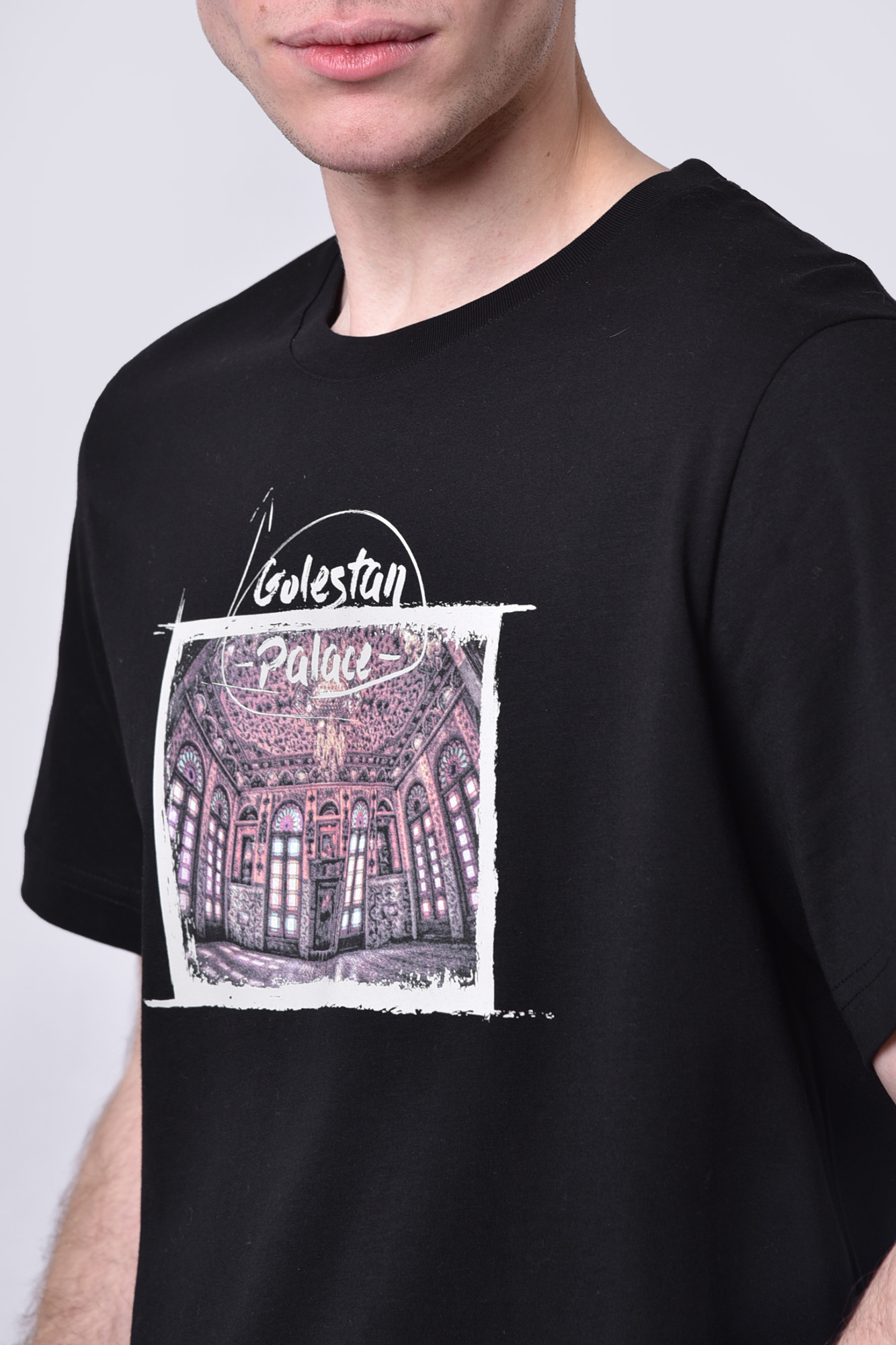 تیشرت آستین کوتاه چاپی مردانه