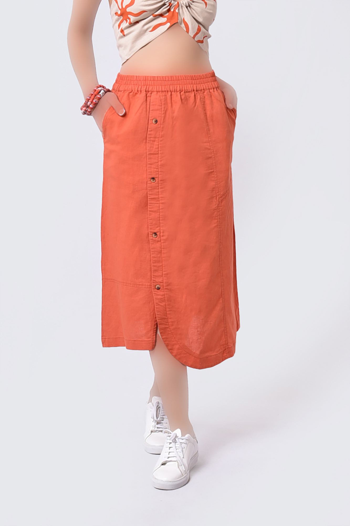 دامن بلند ساده زنانه