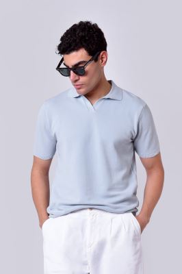 پولوشرت بافت آستین کوتاه