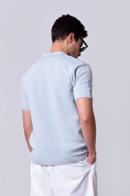 پولوشرت بافت آستین کوتاه