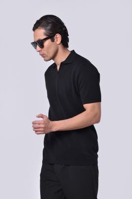 پولوشرت بافت آستین کوتاه