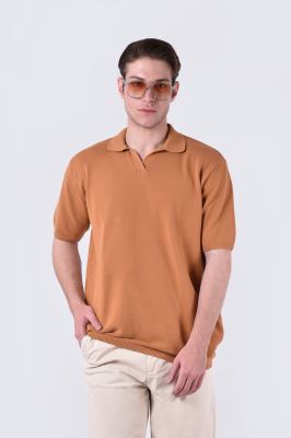 پولوشرت بافت آستین کوتاه