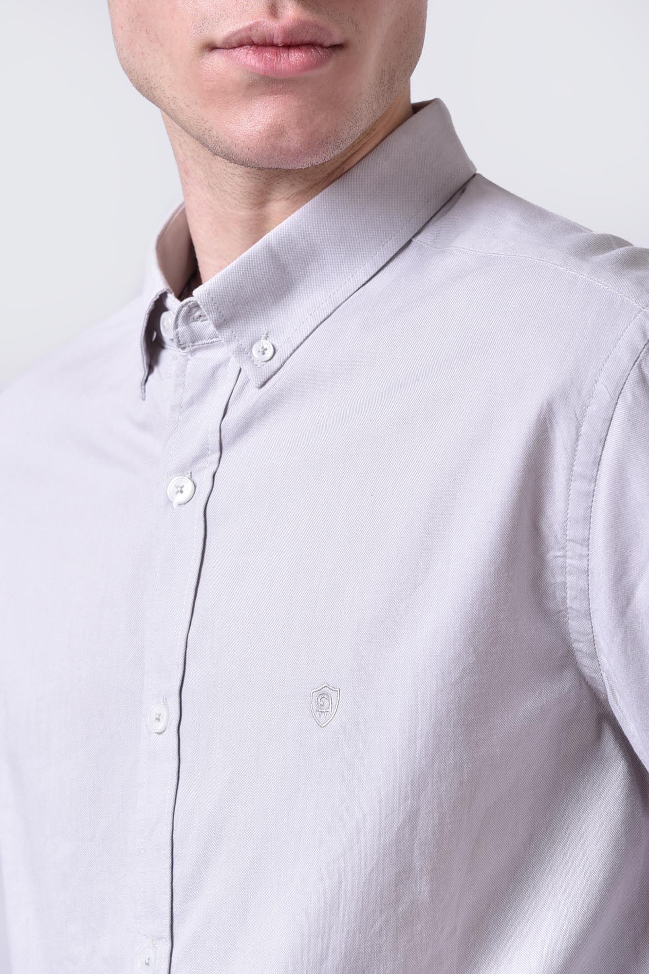 پیراهن آکسفورد آستین بلند اسلیم