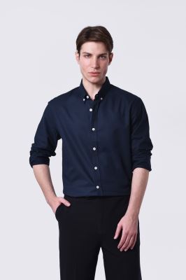 پیراهن آکسفورد آستین بلند اسلیم