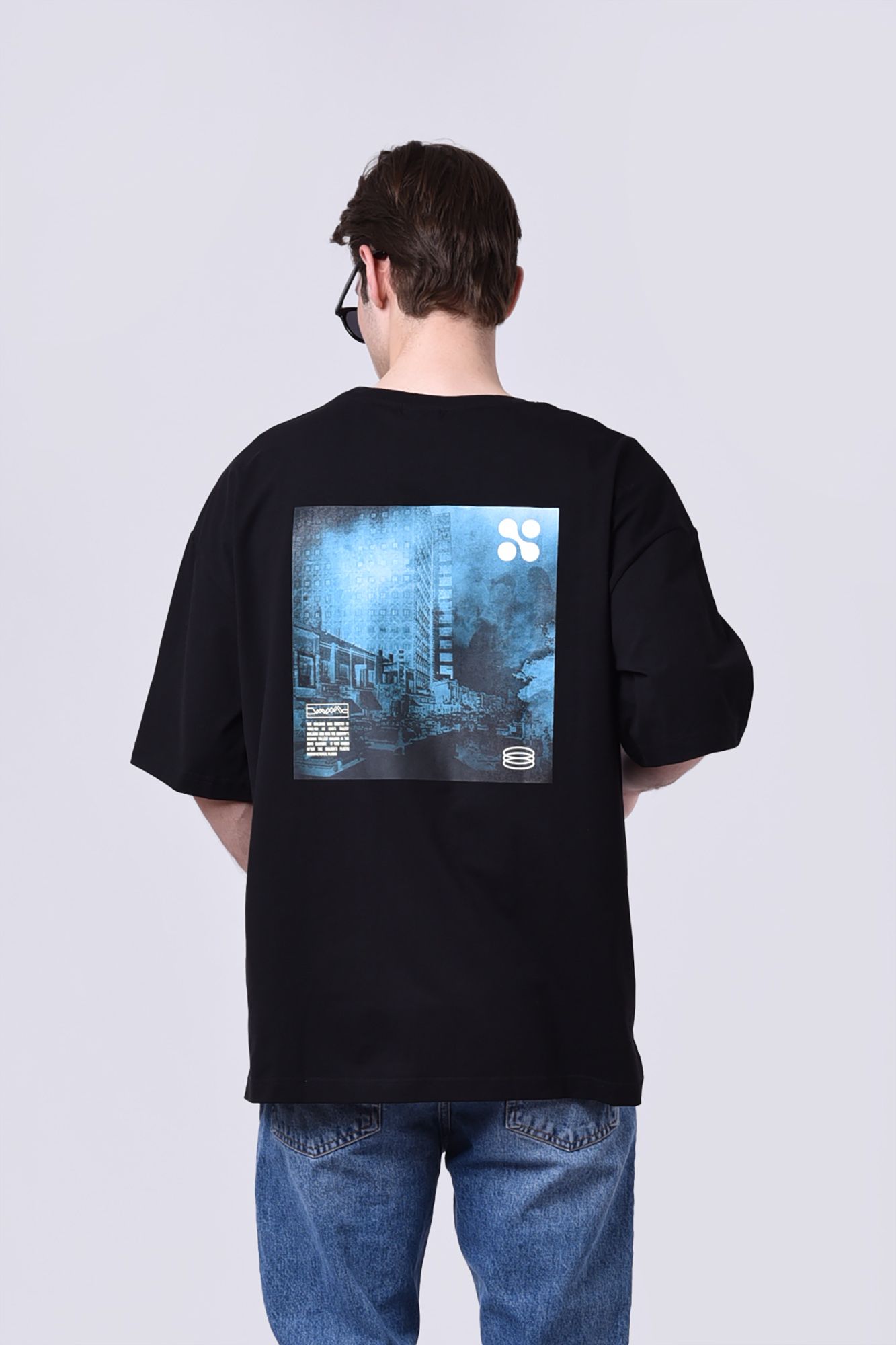 تیشرت آستین کوتاه چاپی مردانه