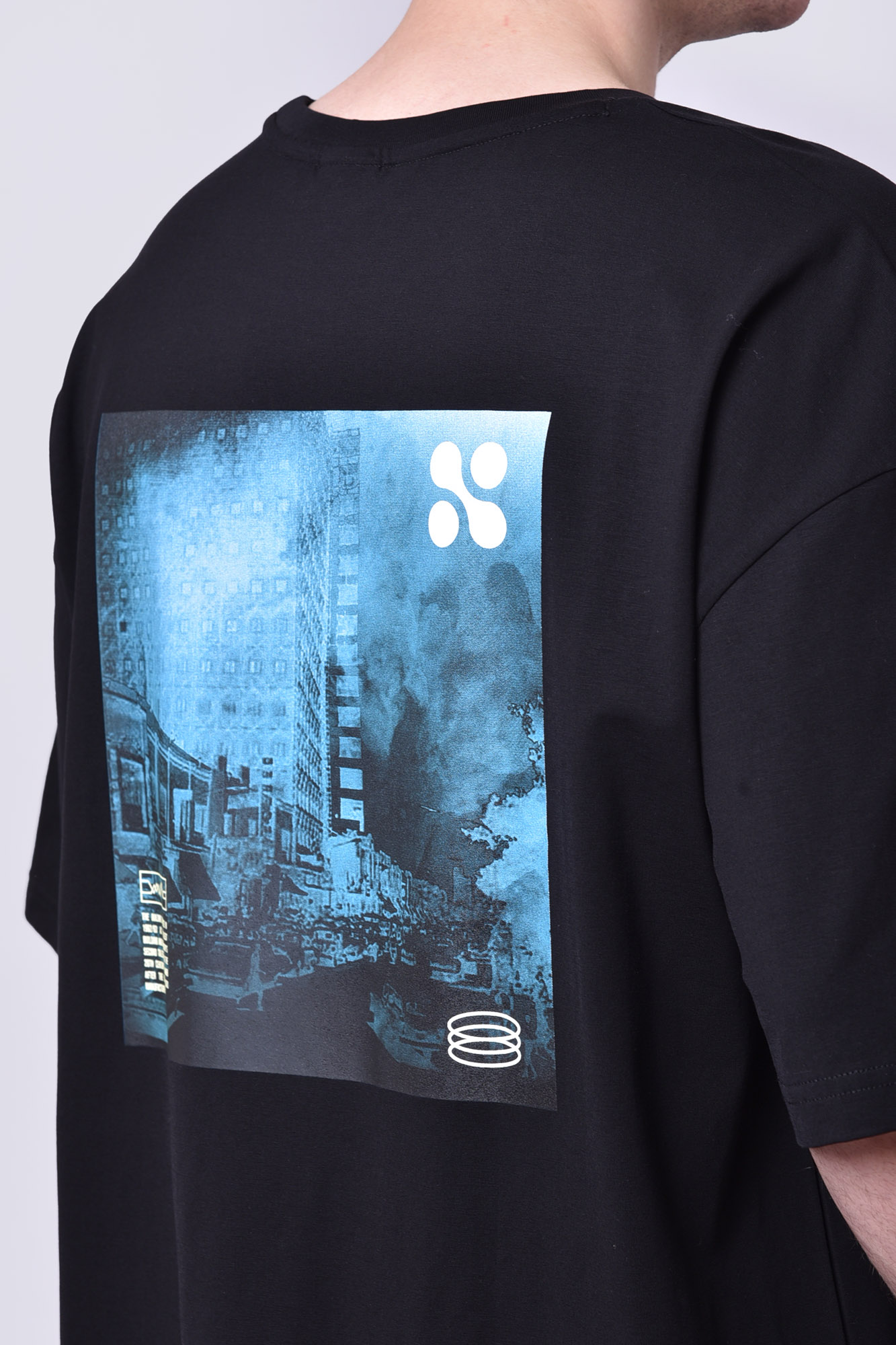 تیشرت آستین کوتاه چاپی مردانه