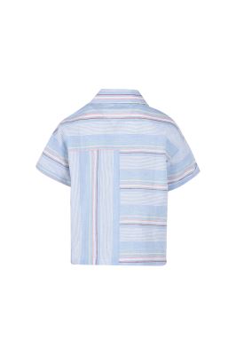 بلوز آستین کوتاه طرحدار زنانه