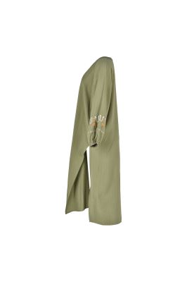 مانتو غیررسمی گلدوزی زنانه