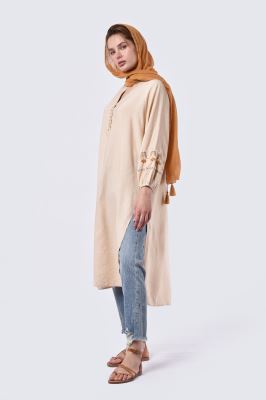 مانتو غیررسمی گلدوزی زنانه