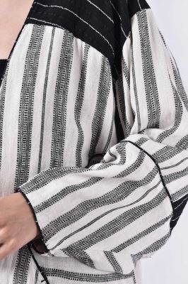 مانتو غیررسمی راه راه زنانه