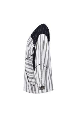 مانتو غیررسمی راه راه زنانه