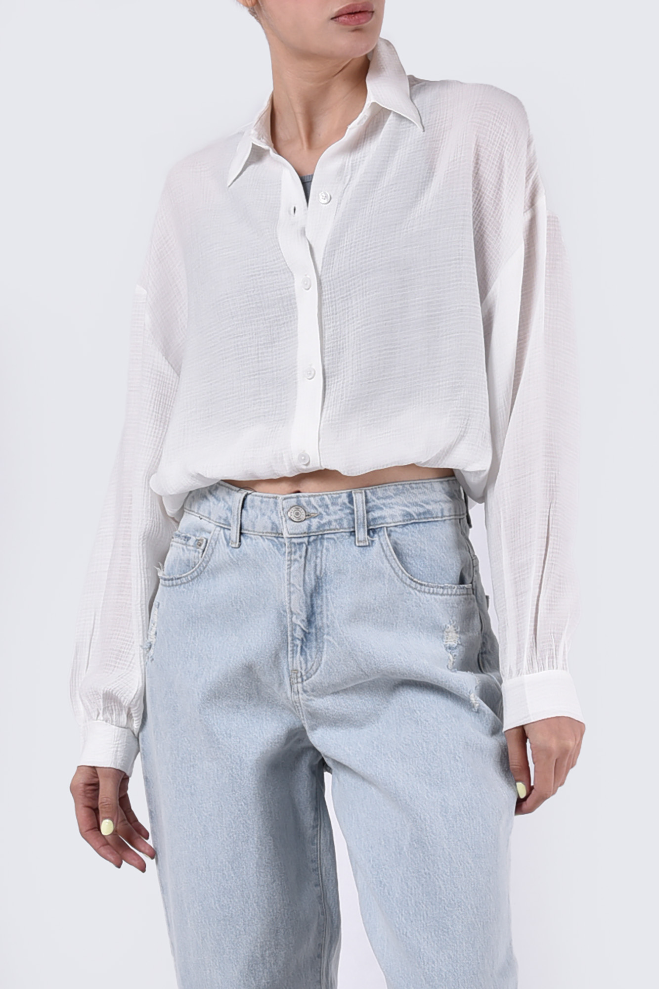 شومیز آستین بلند ساده زنانه