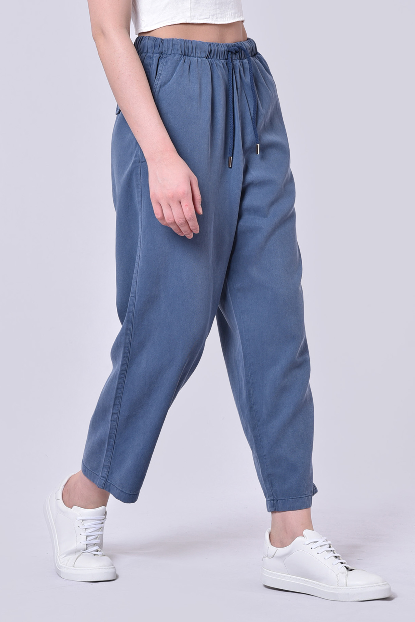 شلوار کتان ساده زنانه