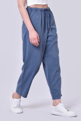 شلوار کتان ساده زنانه