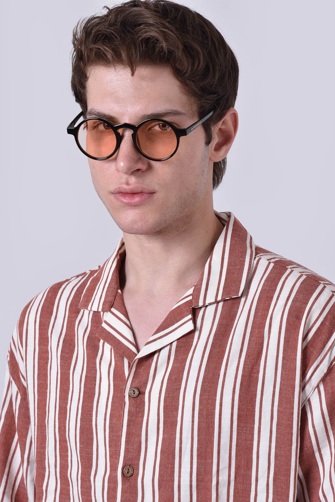 پیراهن آستین کوتاه راه راه مردانه