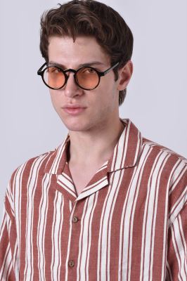 پیراهن آستین کوتاه راه راه مردانه