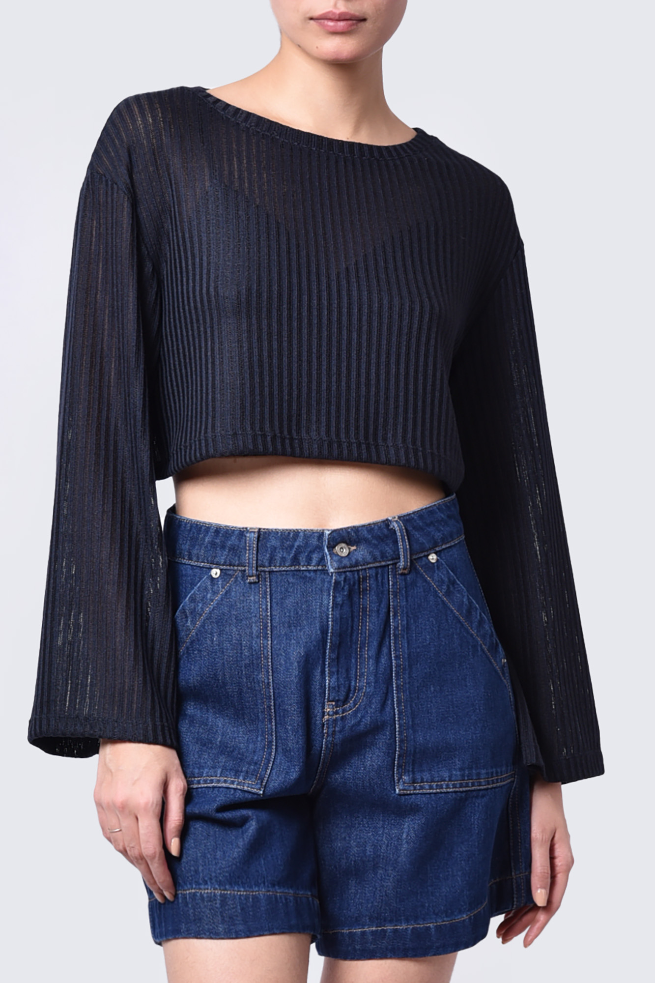 بلوز آستین بلند ساده زنانه