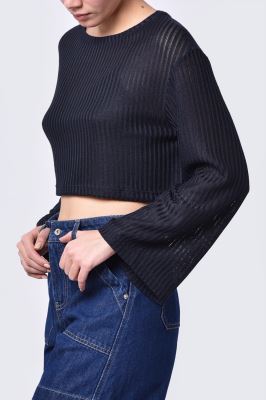 بلوز آستین بلند ساده زنانه