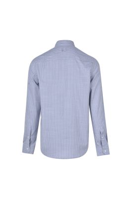 پیراهن آستین بلند راه راه مردانه