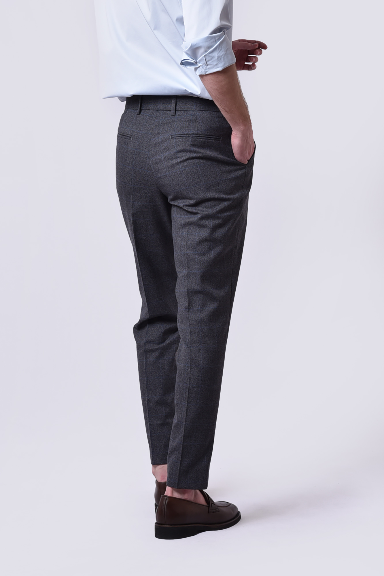 شلوار پارچه ای چهارخانه مردانه