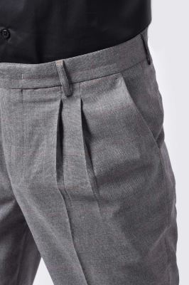 شلوار پارچه ای چهارخانه مردانه