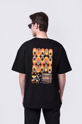 تیشرت آستین کوتاه چاپی مردانه