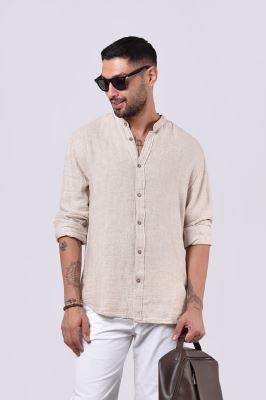 پیراهن آستین بلند جناغی مردانه