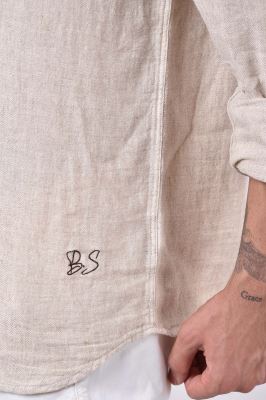 پیراهن آستین بلند جناغی مردانه