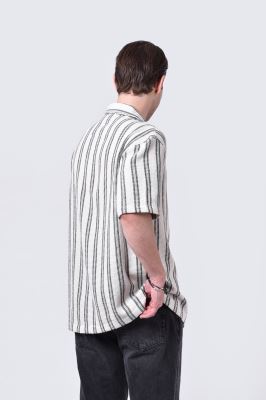 پیراهن آستین کوتاه راه راه مردانه