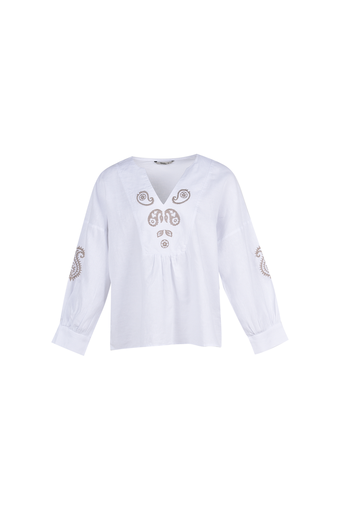 بلوز آستین بلند گلدوزی زنانه