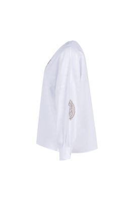 بلوز آستین بلند گلدوزی زنانه