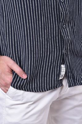 پیراهن آستین بلند راه راه مردانه