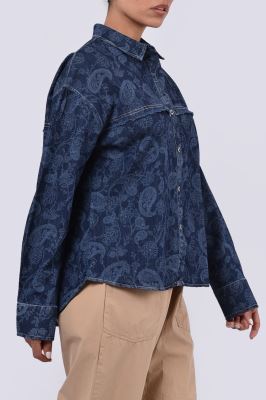 شومیز آستین بلند طرحدار زنانه