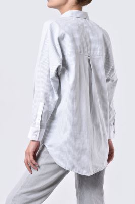 مانتو غیررسمی راه راه زنانه