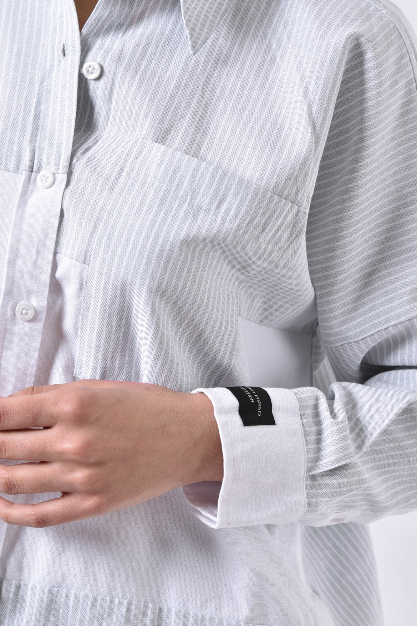 مانتو غیررسمی راه راه زنانه