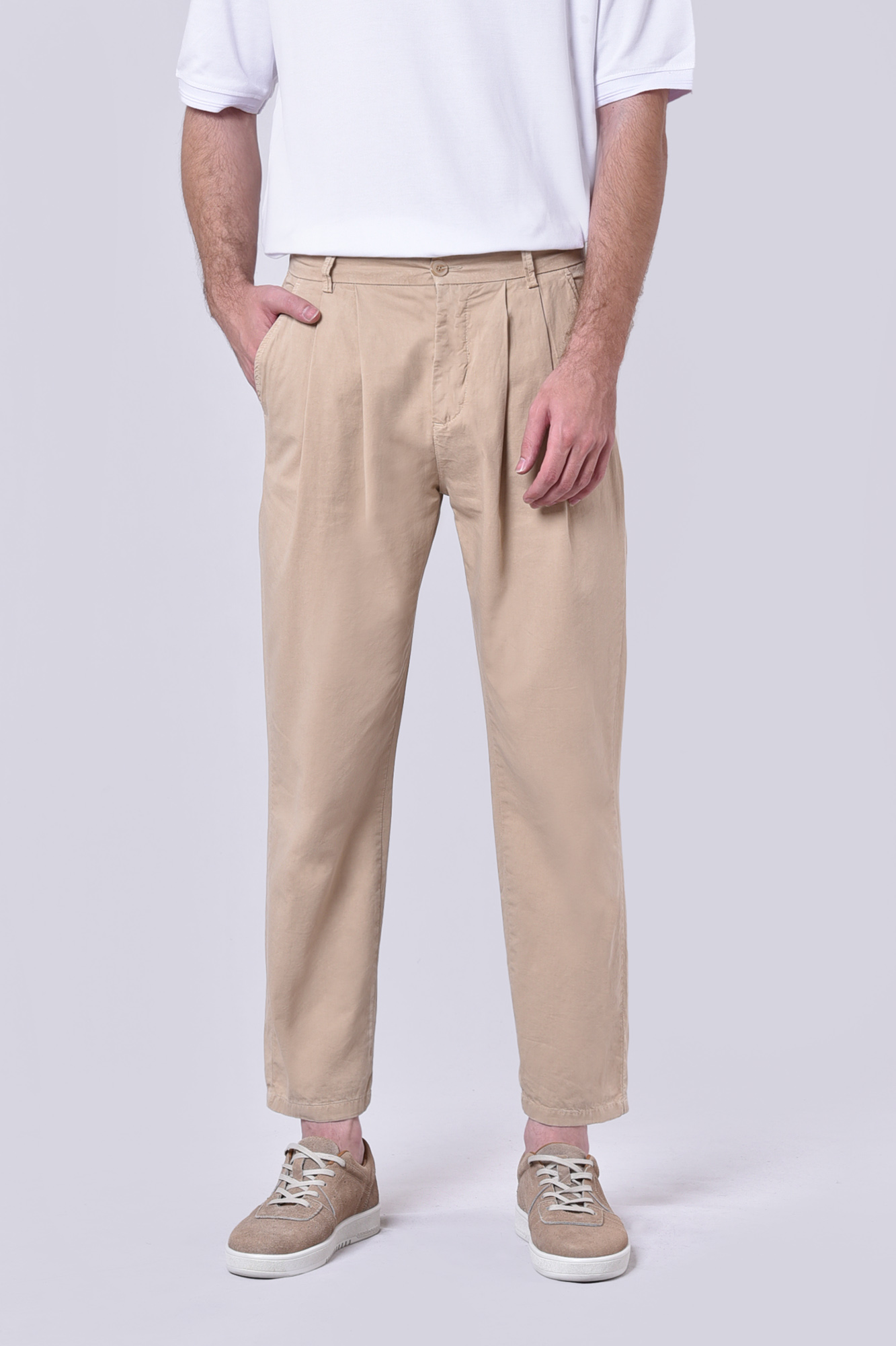 شلوارک کتان ساده مردانه