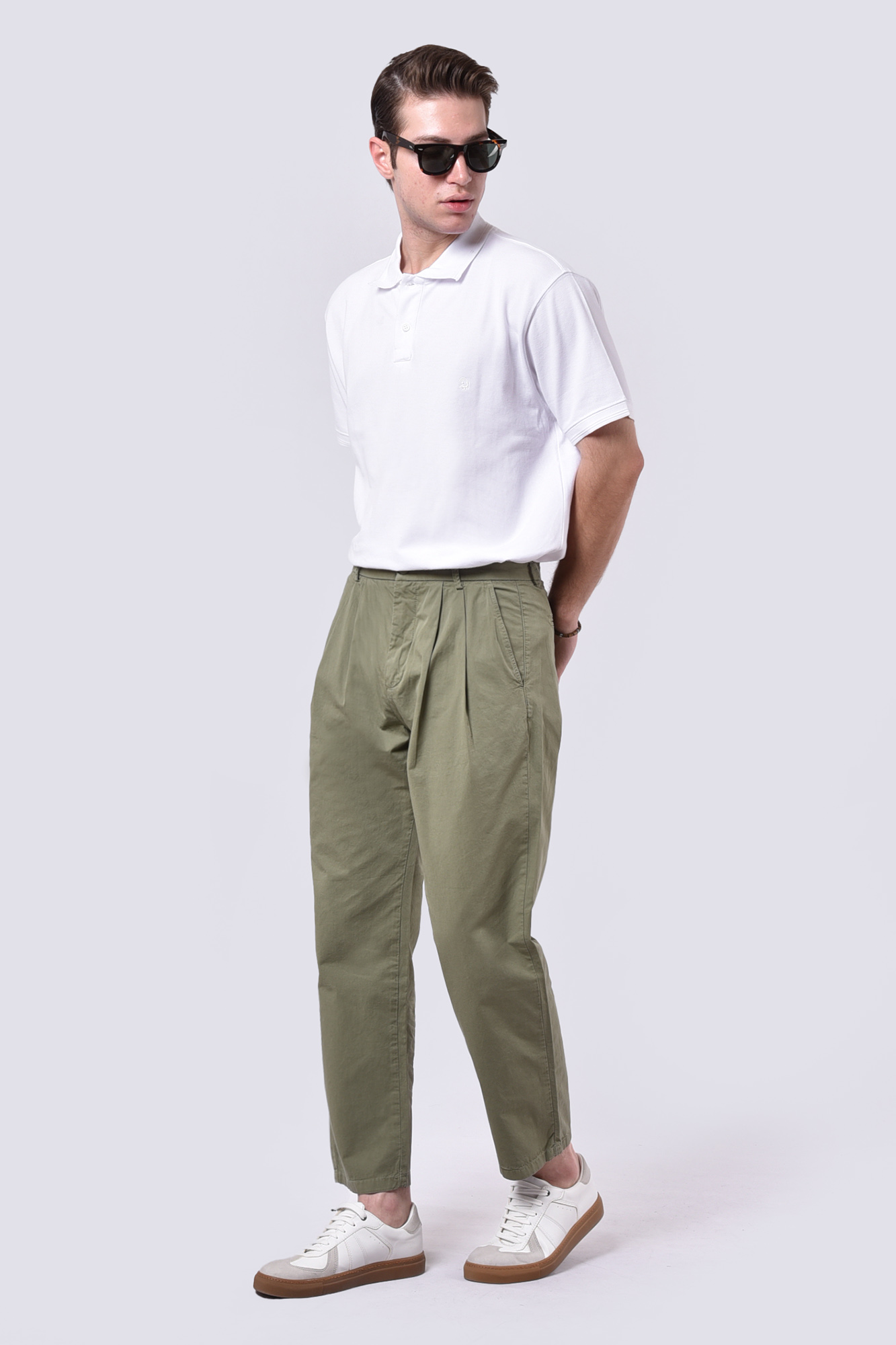 شلوارک کتان ساده مردانه