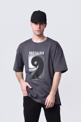 تیشرت آستین کوتاه چاپی مردانه