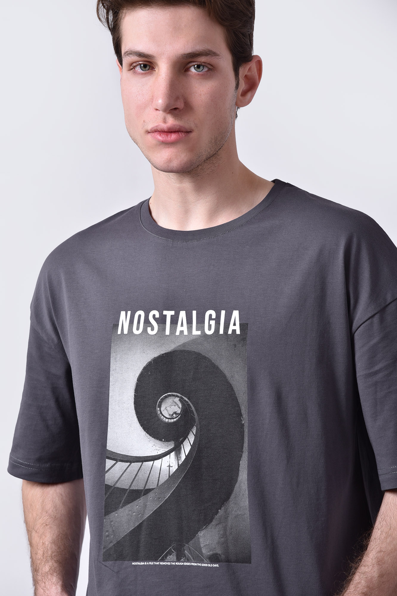 تیشرت آستین کوتاه چاپی مردانه