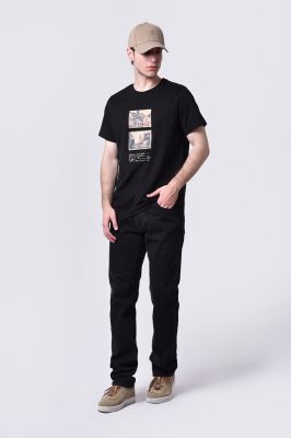 تیشرت آستین کوتاه چاپی مردانه